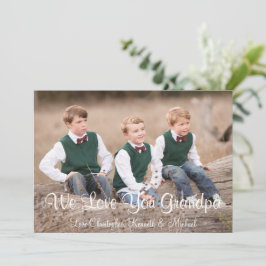 Festividades Adoramos Seu Cartão De Dia de os pais Vovô