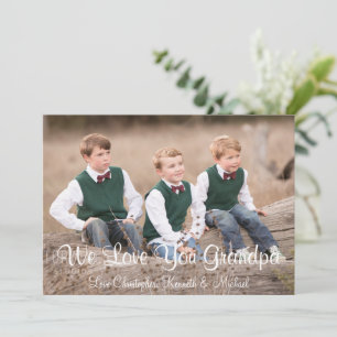 Festividades Adoramos Seu Cartão De Dia de os pais Vovô