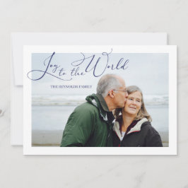 Festividades Alegria ao Cartão Azul Mundial de Férias de Natal