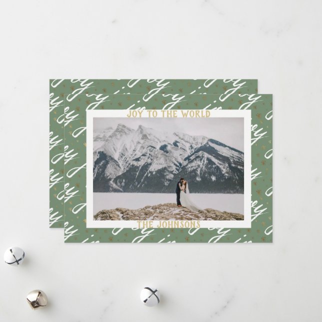 Festividades Alegria ao Cartão Mundial de Natal (Frente/Verso In Situ)