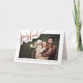 Festividades Alegria | Cartão com fotos de férias felizes