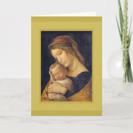 FESTIVIDADES ANDREA MANTEGNA MADONNA E CARTÃO DE FÉRIAS PARA CR