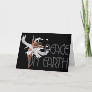Festividades Anjo Paz na Terra 1 - Cartão de Boas Festas