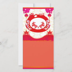 Festividades ano do Cartão com fotos de cabra