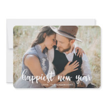 Ano Novo Mais Feliz | Cartão com fotos de férias