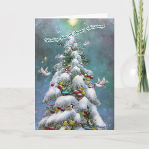 Festividades "Apenas para o cartão de Natal das Aves"