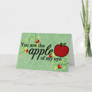 Festividades Apple Do Meu Cartão De Saudação Ocular