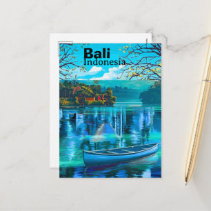 Festividades Arte de cartão postal de viagem de Bali, horizonte
