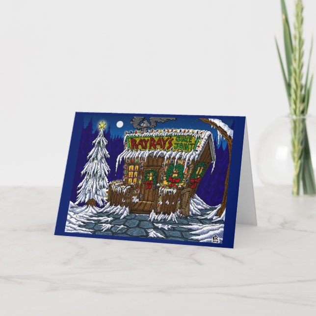 Festividades Articulação Juke de Ray Ray - Cartão Saudável (Frente)