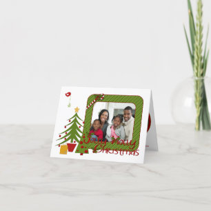 Festividades Árvores de Natal Whimsy, Pássaro, Cartão com fotos