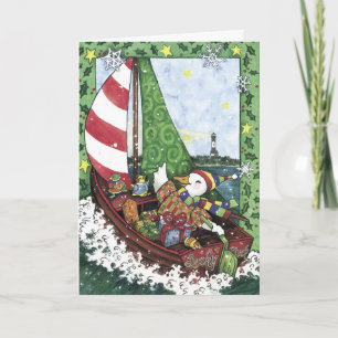 Festividades Barco-vela de Pato Sortudo, Cartão de Natal