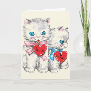 Festividades Belo cartão de Dia de os namorados de Kittens Bran