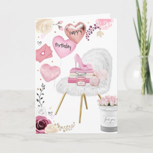 Festividades Belo Cartão de Férias de Aniversário Feliz