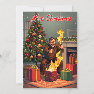Festividades Belo Cartão de Natal - Fiery Divertido B