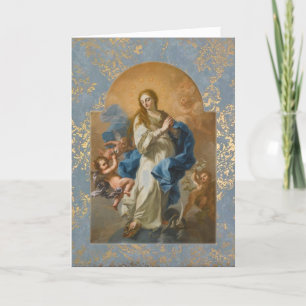 Festividades Belo Cartão de Natal Religioso