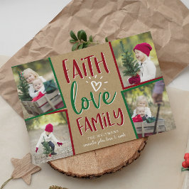 Festividades Bênçãos Feriadas | Cartão de Colagem de Fotos de N