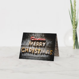 Festividades Biscoitos de Natal - Cartão Dobrado 4x5 de Natal