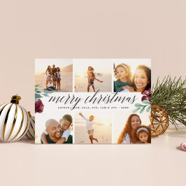 Festividades Blogues de inverno | Cartão de Feriado Multifotogr