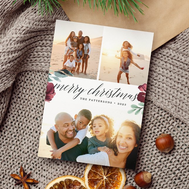 Festividades Blogues de inverno | Três Cartão de Férias (Criador carregado)