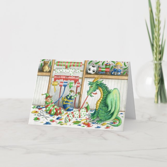 Festividades Boas coisas - Cartão de saudação (Frente)