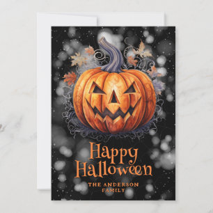 Festividades Bolinho de outono de Spookkin deixa feliz cartão d