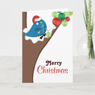 Festividades Bolinhos de sabão de pássaros de fios Cartão de Na