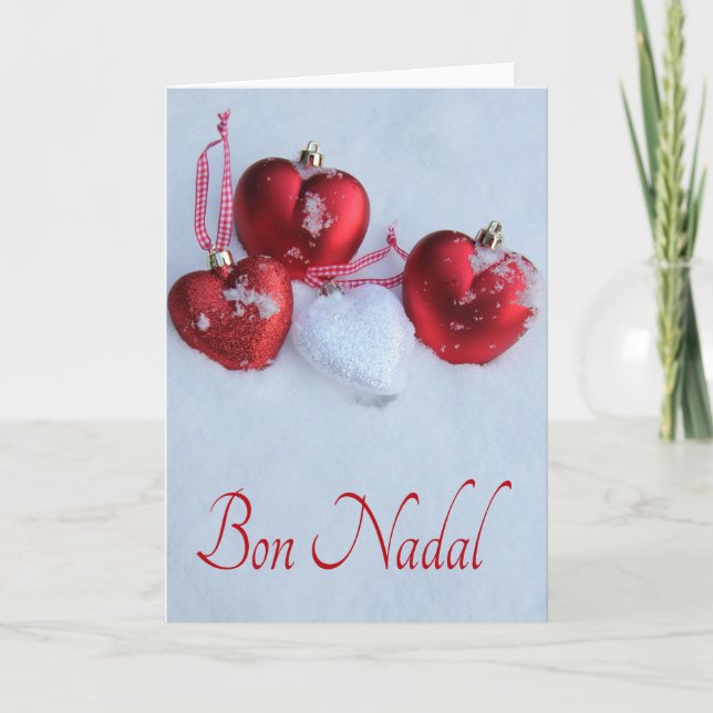 Festividades Bon Nadal - Cartão de Natal Occitano/Catalão (Frente)