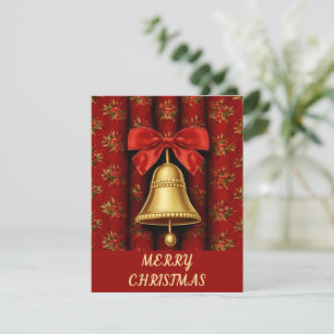 Festividades Bow And Bell - Cartão de Natal