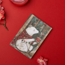 Bramble o Urso | Cartão de Natal Woodland Whimsy