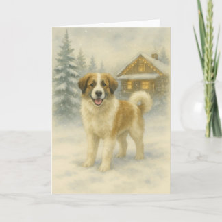 Festividades Brilho de Férias do Tornjak – Cartão de Inverno em