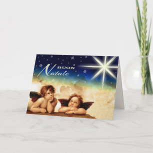 Festividades Buon Natale. Cartão de Natal de Belas Artes em Ita