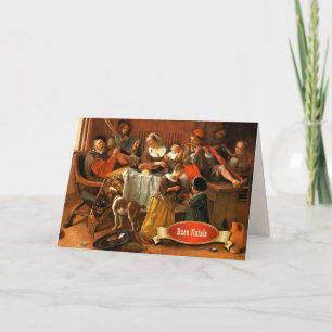 Festividades Buon Natale. Cartão de Natal de Belas Artes em Ita