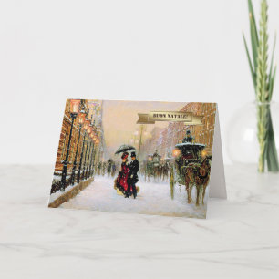 Festividades Buon Natale. Cartão de Natal em italiano