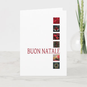 Festividades Buon Natale - Cartão de Natal Italiano