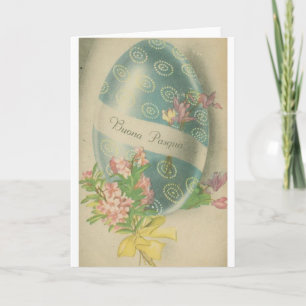 Festividades Buona Pasqua!  Cartão de páscoa italiano do