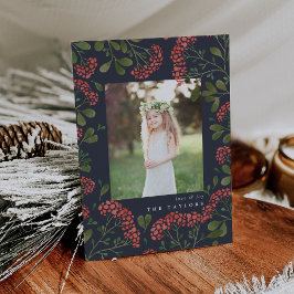 Festividades Buquê de inverno | Cartão com fotos de férias