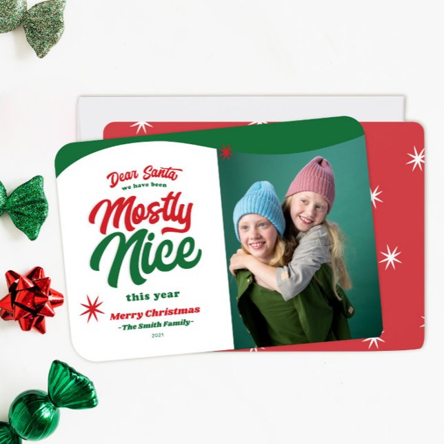 Festividades Caros Papais noeis Engraçados Cartão de Natal (Criador carregado)