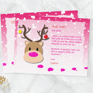 Festividades Carta de Papai Noel, Lista de Natal, Cartão Postal
