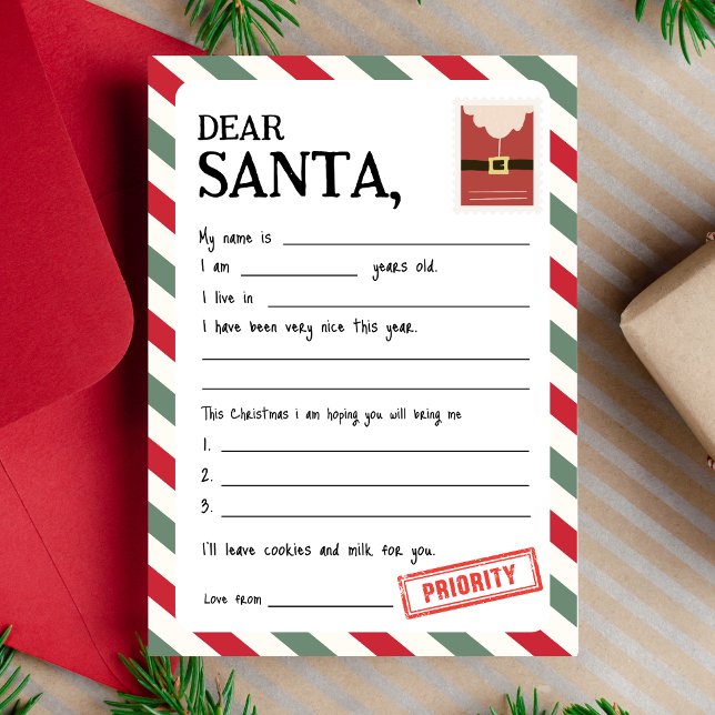 Festividades Carta Personalizada ao Cartão de Natal do Papai No (Front)