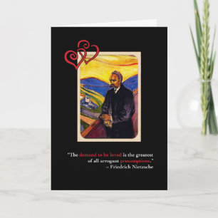 Festividades Cartão #2 do dia dos Anti-Namorados de Nietzsche