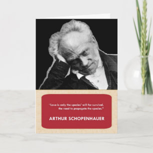 Festividades Cartão Anti-Dia de os namorados Arthur Schopenhaue