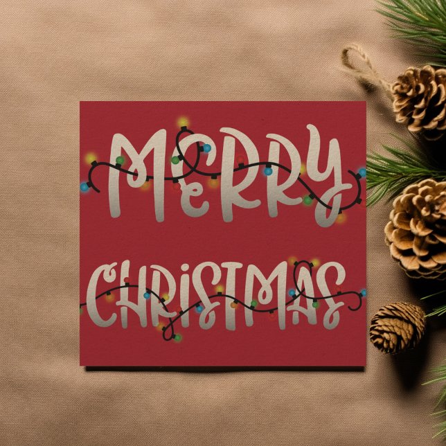 Festividades Cartão com fotos da Praça de Natal Feliz (Criador carregado)