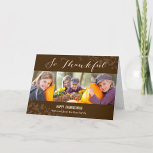 Festividades Cartão com fotos de Ação de Graças