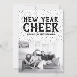 Festividades Cartão com fotos de animação de ano novo no Starre