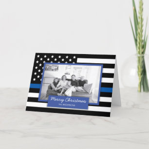Festividades Cartão com fotos de Bandeira Americana da Linha Az