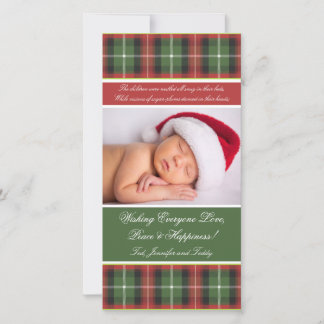 Festividades Cartão com fotos de cartão de Natal - Xadrez