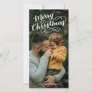 Festividades Cartão com fotos de Feriado com Mão Natal