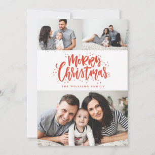 Festividades Cartão com fotos de Feriado da Família de Colagem