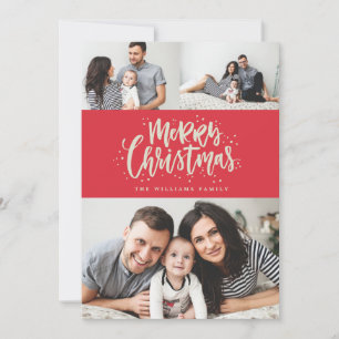 Festividades Cartão com fotos de Feriado da Família de Colagem
