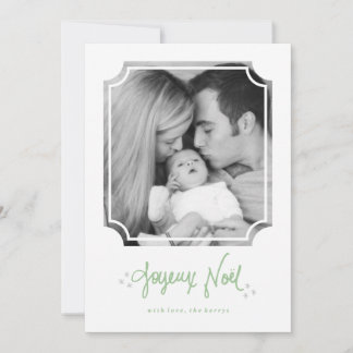 Festividades Cartão com fotos de Feriado de Joyeux Noel com Let